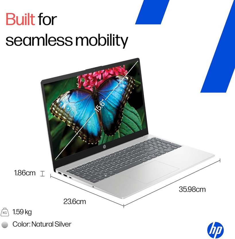 HP 15s AMD Ryzen 5 7520U 16GB 512GB SSD - Image 8