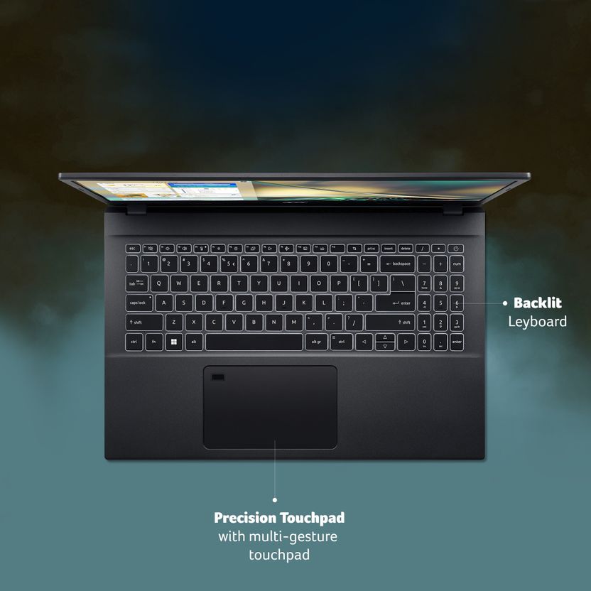 Acer Aspire 7 Intel Core i5 12th Gen 1240P - (8 GB/512 GB SSD/Windows 11 Home/4 GB Graphics/NVIDIA GeForce GTX 1650) A715-51G, A715-51G-527C Gaming Laptop - Image 9