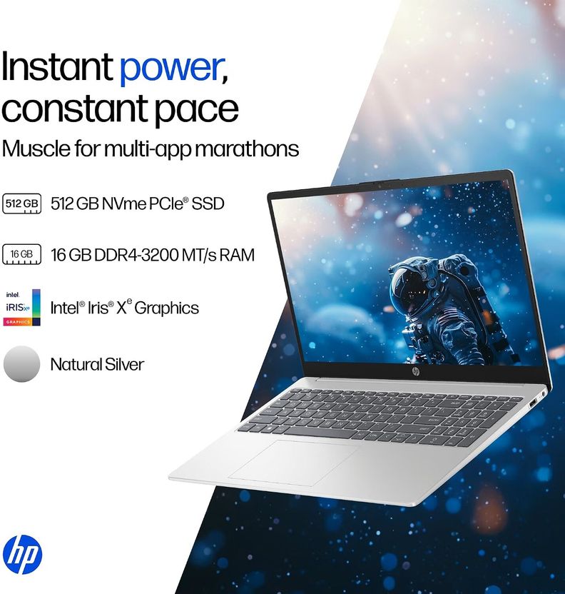 HP 14s Intel Core i7 13th Gen 1355U 14-ep0159TU Laptop - Image 4