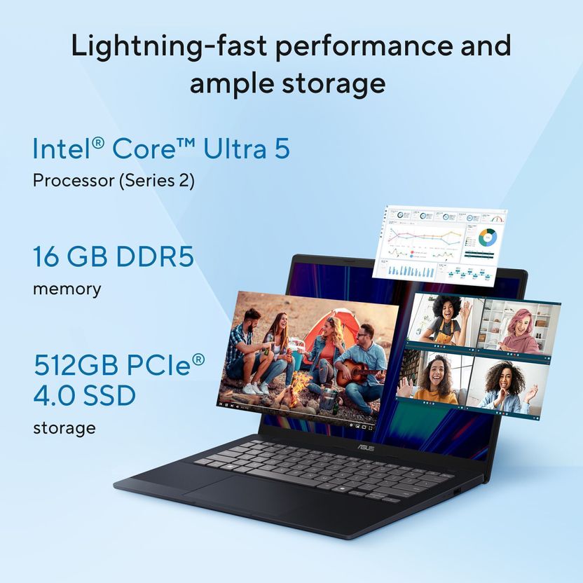 ASUS Vivobook 14 X1407CA-LY102WS Thin Laptop - Image 8