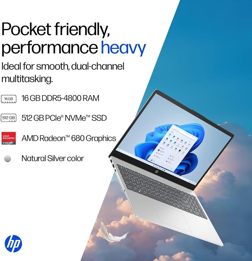 HP 15 AMD Ryzen 7 7735HS 16GB 512GB - Image 2