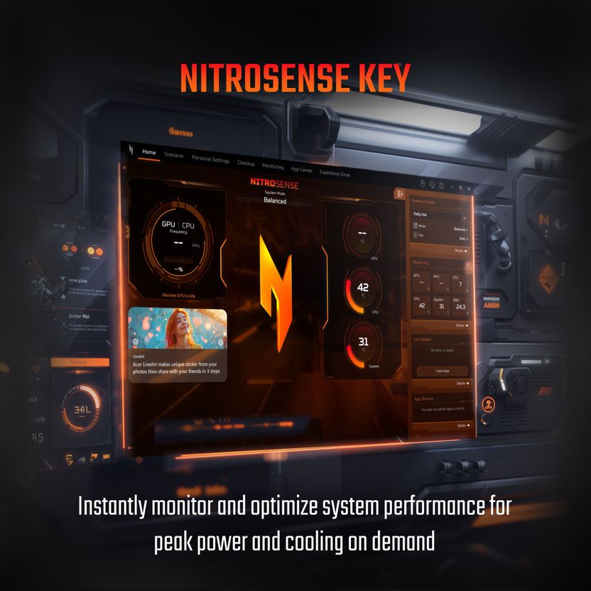 Acer Nitro V 15 Intel Core i5 13th Gen 13420H - 16GB/512GB SSD - Image 10