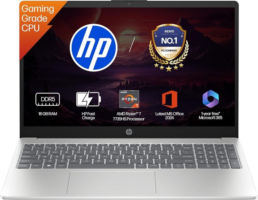 HP 15 AMD Ryzen 7 7735HS 16GB 512GB - Image 1