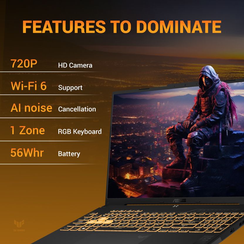 ASUS TUF Gaming A16 (2025) AMD Ryzen 7 16GB 1TB - Image 6