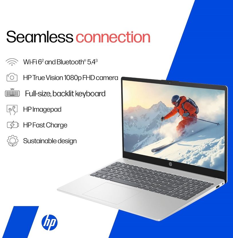 HP 15s AMD Ryzen 5 7520U 16GB 512GB SSD - Image 6