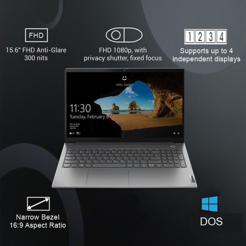 Lenovo ThinkBook 15 AMD Ryzen 7 7730U 8GB 512GB SSD - Image 4