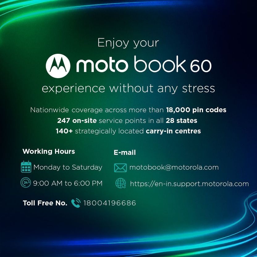 MOTOROLA Motobook 60 14-inch 2.8K OLED Laptop - Image 7