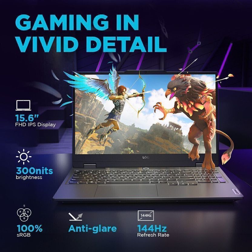 Lenovo LOQ AMD Ryzen 7 Octa Core 7435HS - (24 GB/512 GB SSD/Windo...more - Image 11