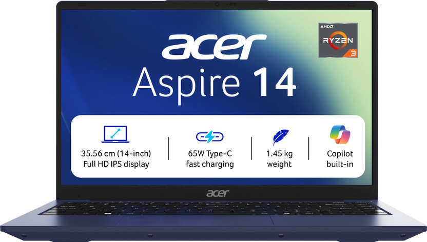 Acer Aspire14 AMD Ryzen 3 3200U - (8 GB/256 GB SSD/Windows 11 Home) AS14-39 Notebook