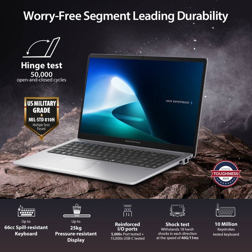 ASUS ExpertBook P1 Intel Core i5 13th Gen 13420H - Image 10