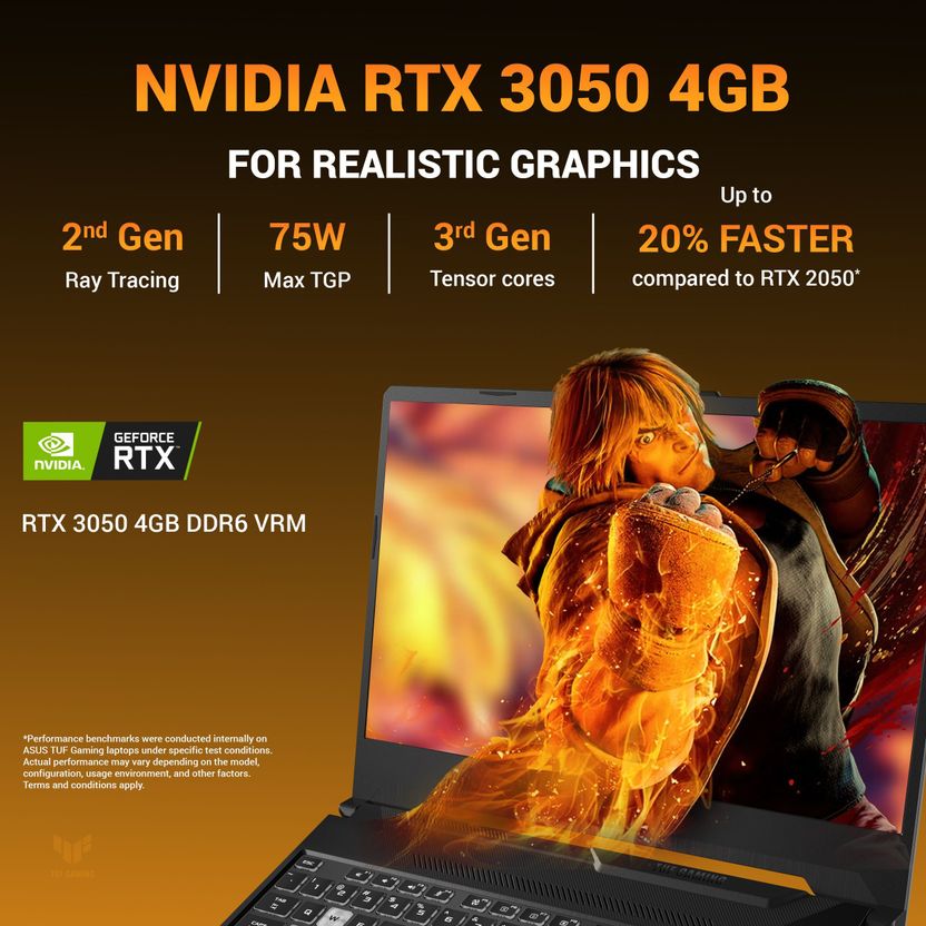 ASUS TUF Gaming A15 (2025) AMD Ryzen 7 7445HS - 16GB/512GB SSD - Image 4