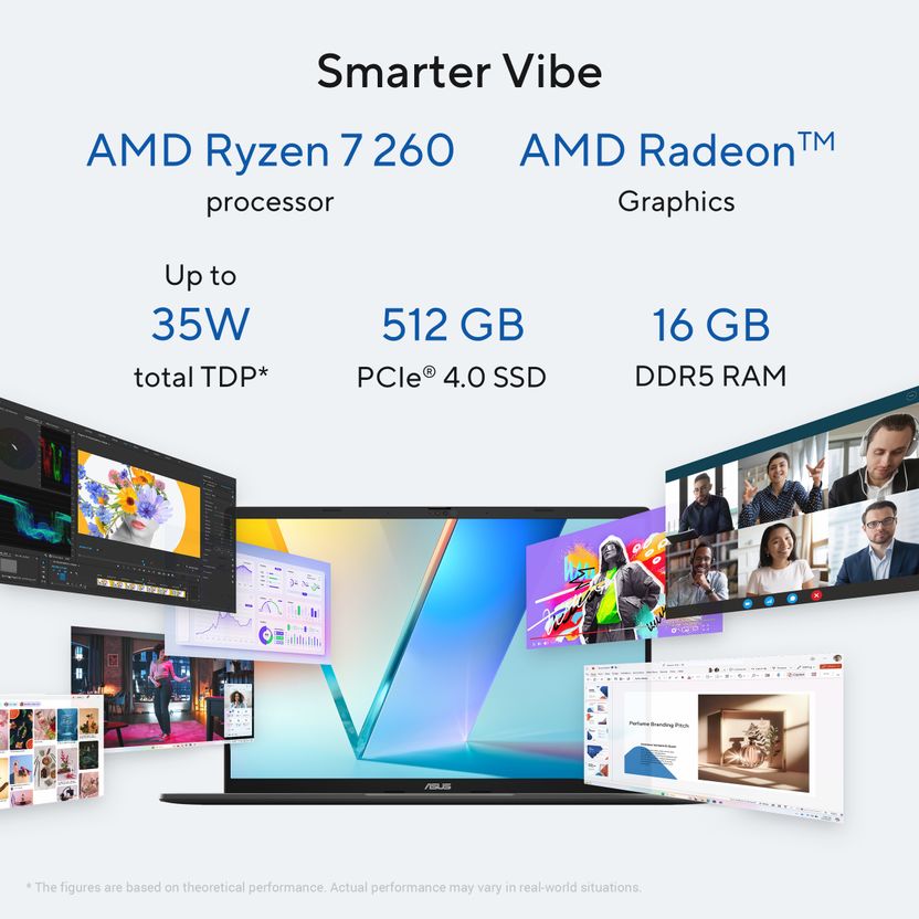 ASUS Vivobook S16 AMD Ryzen 7 260 16GB/512GB SSD - Image 5