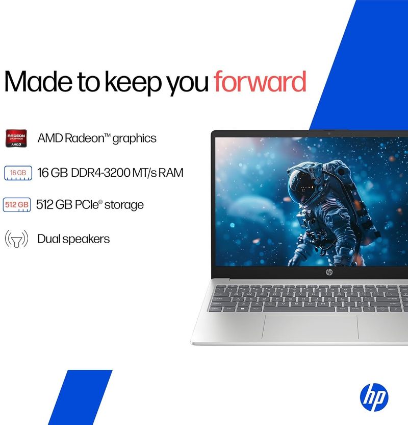 HP 15s AMD Ryzen 5 7520U 16GB 512GB SSD - Image 4