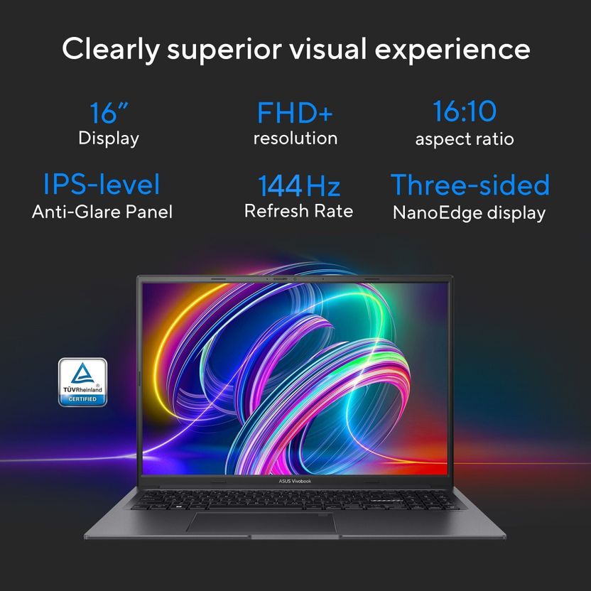 ASUS Vivobook 16X Creator Core i5 12500H 16GB 512GB SSD 6GB GPU - Image 3