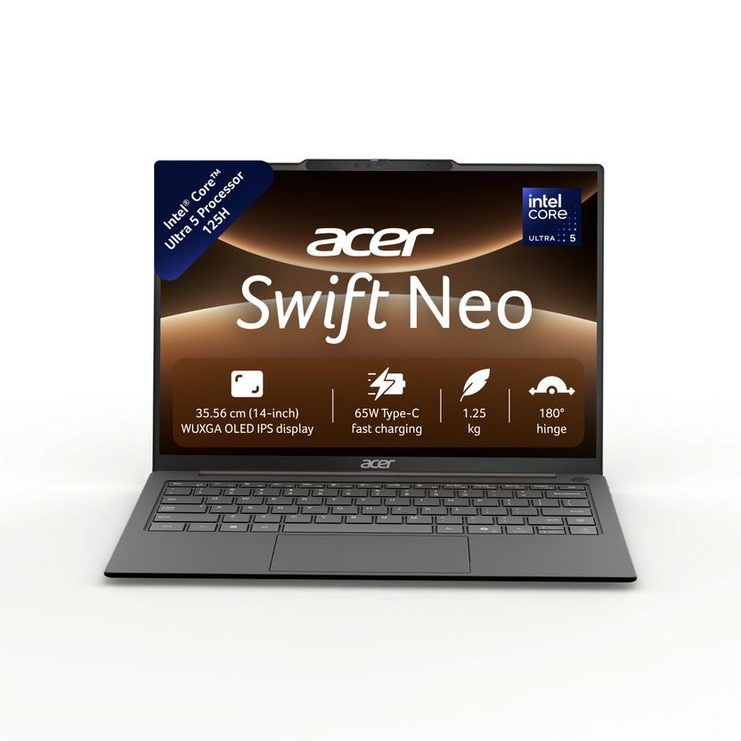 Acer Swift Neo AI PC OLED Intel Core Ultra 5 125H - 16GB/512GB - Image 1