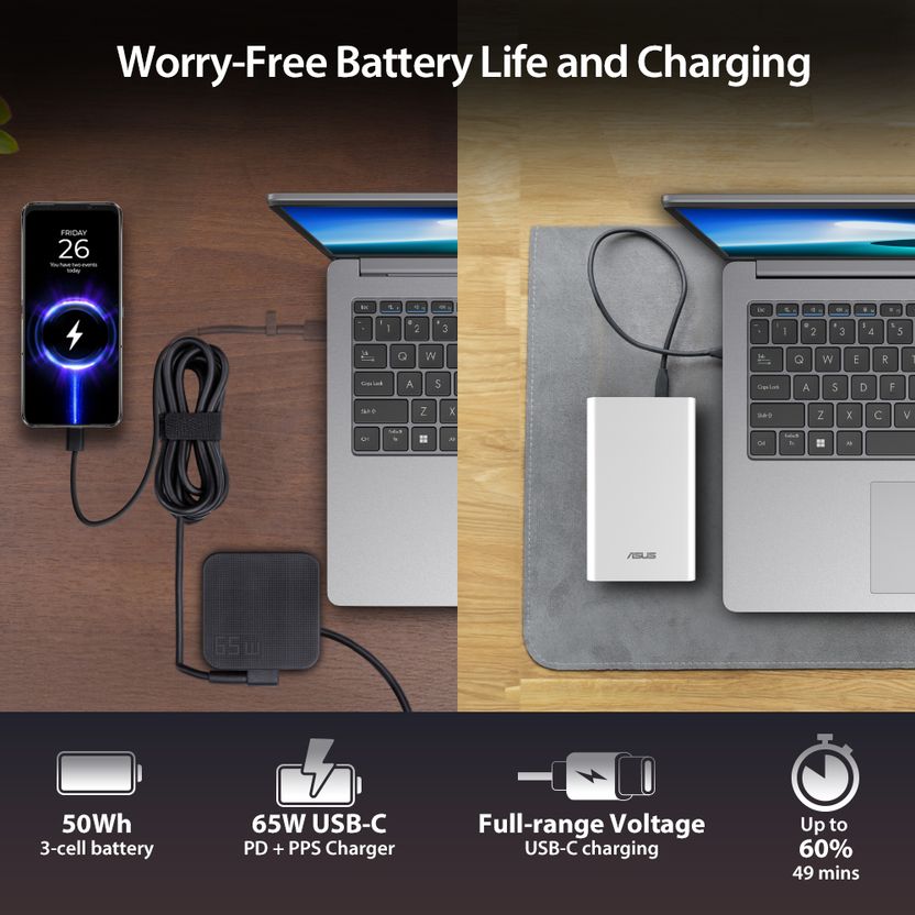 ASUS ExpertBook P1 14th Gen i3 100U 8GB 512GB SSD - Image 8