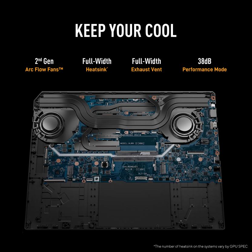 ASUS TUF Gaming F16 14th Gen i7 14650HX 16GB 1TB SSD RTX 5050 - Image 8