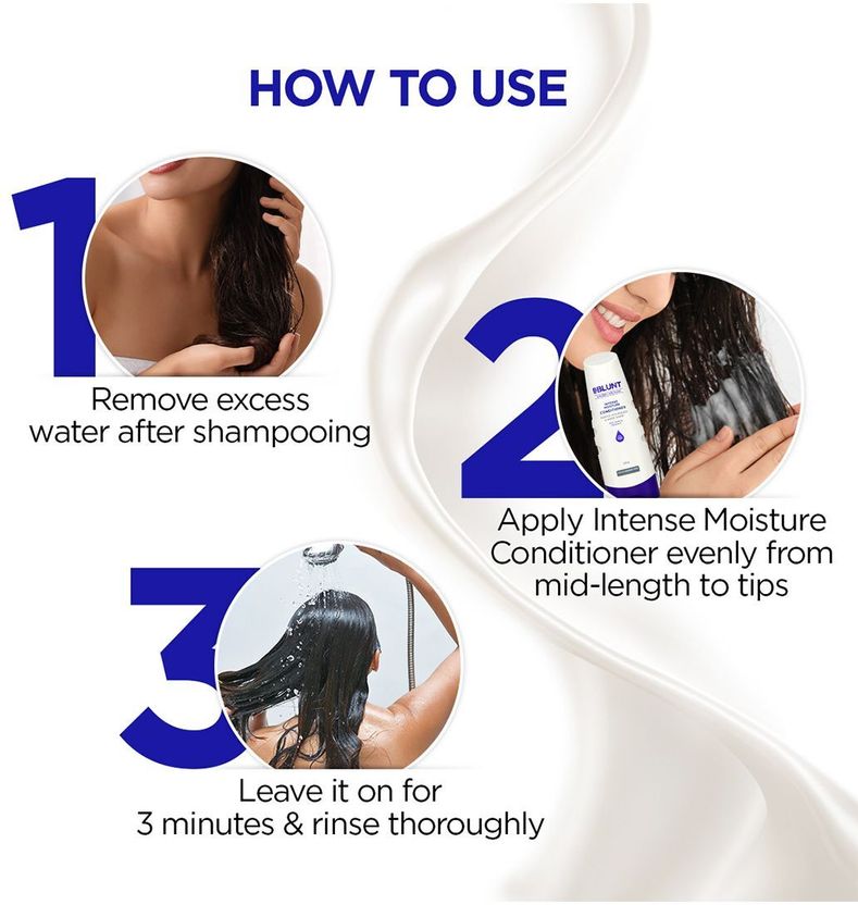 BBlunt Intense Moisture Conditioner for Dry & Frizzy Hair 250g - Image 4