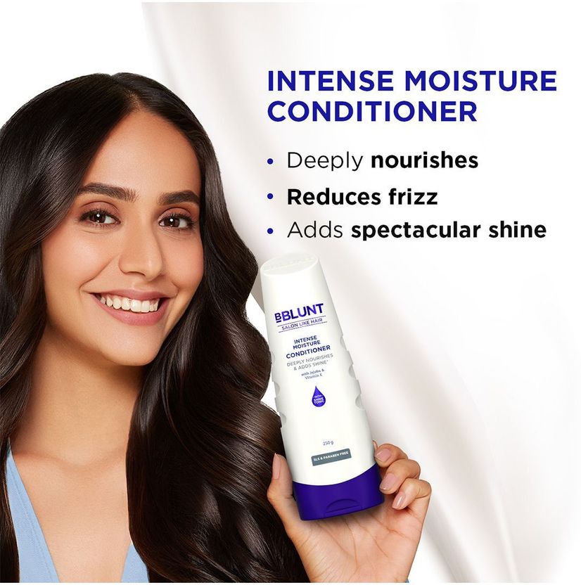 BBlunt Intense Moisture Conditioner for Dry & Frizzy Hair 250g - Image 5