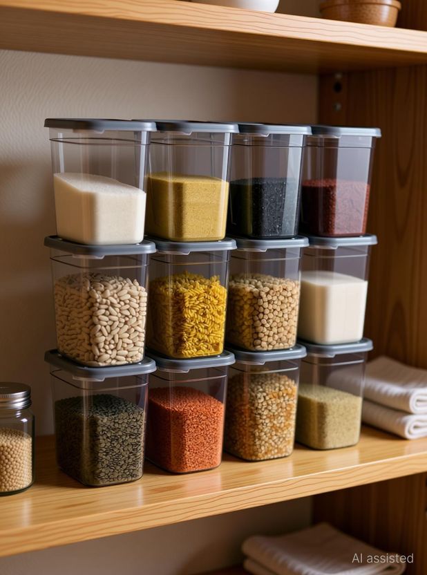 Stysol 1.2L Plastic Grocery Container - Image 3