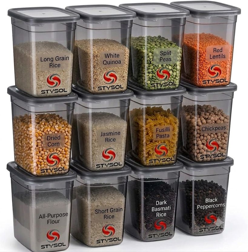 Stysol 1.2L Plastic Grocery Container - Image 1