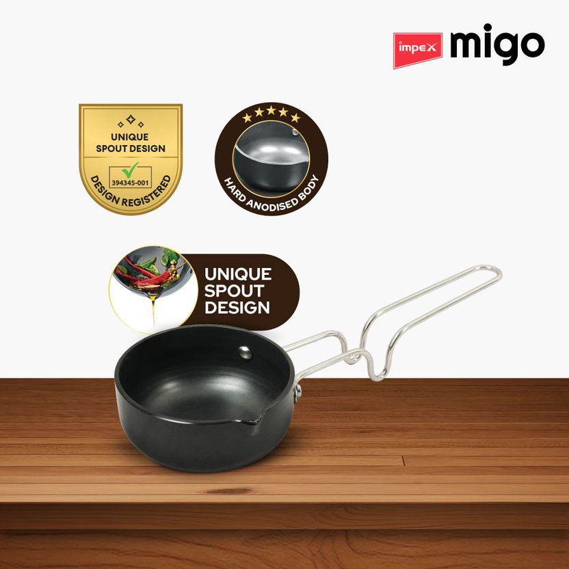 IMPEX 6 Pcs Nonstick Induction bottom Granite FKTM 6 Festival Gift Set Induction Bottom Non-Stick Coated Cookware Set Price in India - Image 6