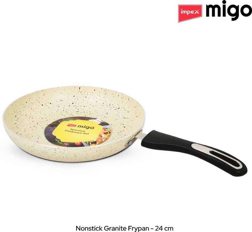 IMPEX 6 Pcs Nonstick Induction bottom Granite FKTM 6 Festival Gift Set Induction Bottom Non-Stick Coated Cookware Set Price in India - Image 8