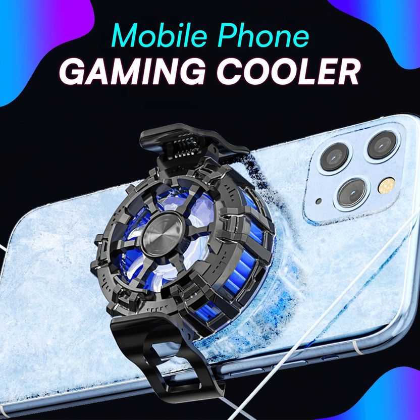 xavion Mobile Phone Gaming Fan Cooling Fan Cabinet Cooler (Black) - Image 5