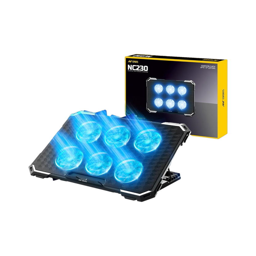 Ant Esports NC230 6 Fan Cooling Pad - Image 1