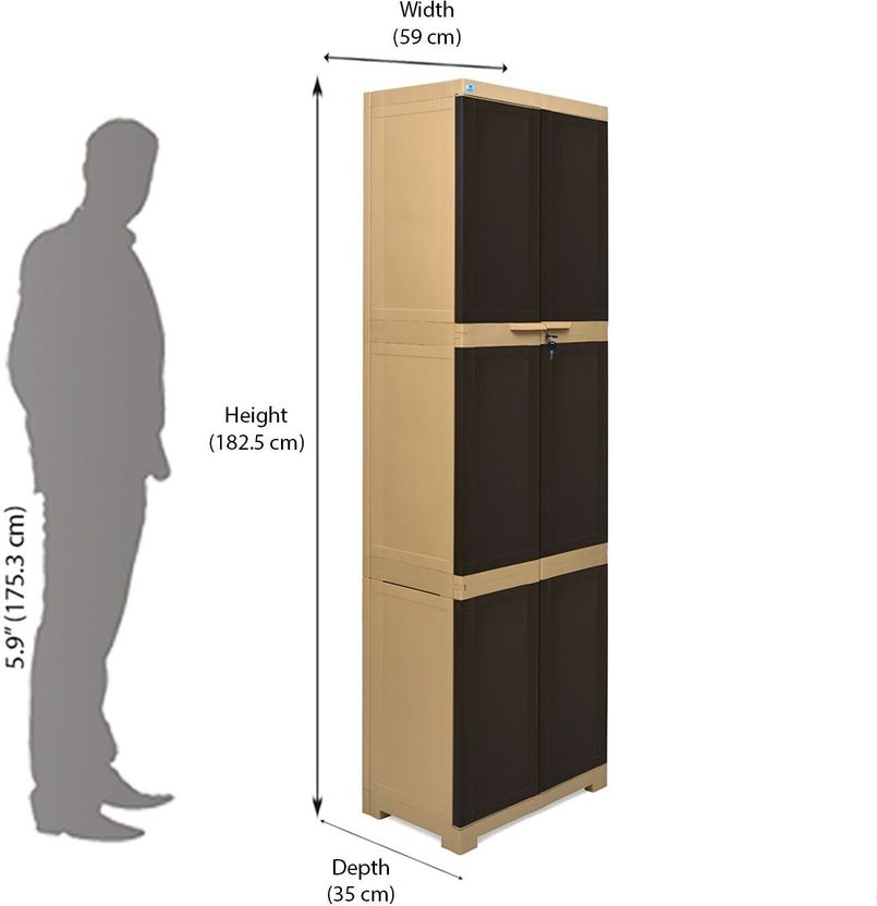 Nilkamal Freedom FML Compact Plastic Cabinet - Image 3