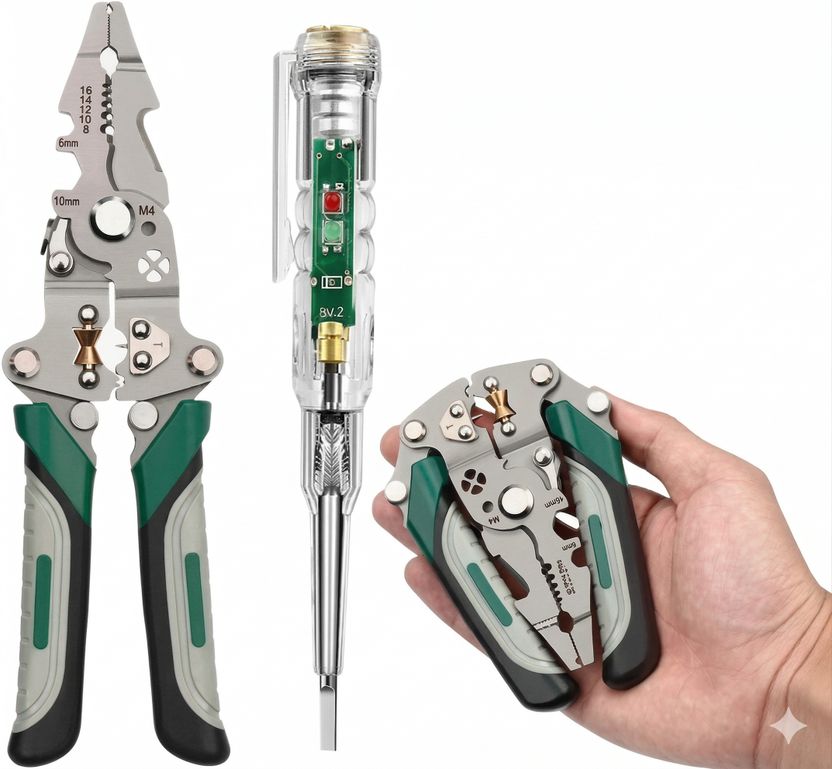 Harsh Narrow Fab Wire Cutter, Crimper, Cable Stripper - Image 1