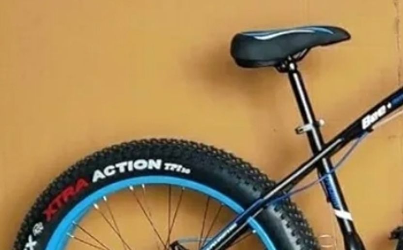 Appgrow Python 26 inch Fat Tyre Cycle, Blue - Image 5