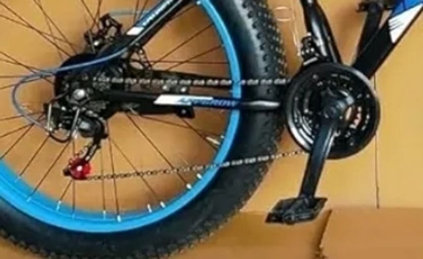 Appgrow Python 26 inch Fat Tyre Cycle, Blue - Image 7