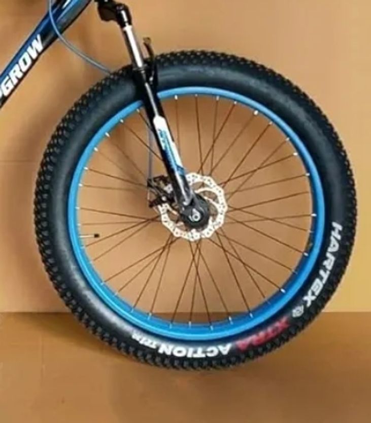Appgrow Python 26 inch Fat Tyre Cycle, Blue - Image 6