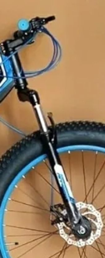 Appgrow Python 26 inch Fat Tyre Cycle, Blue - Image 9