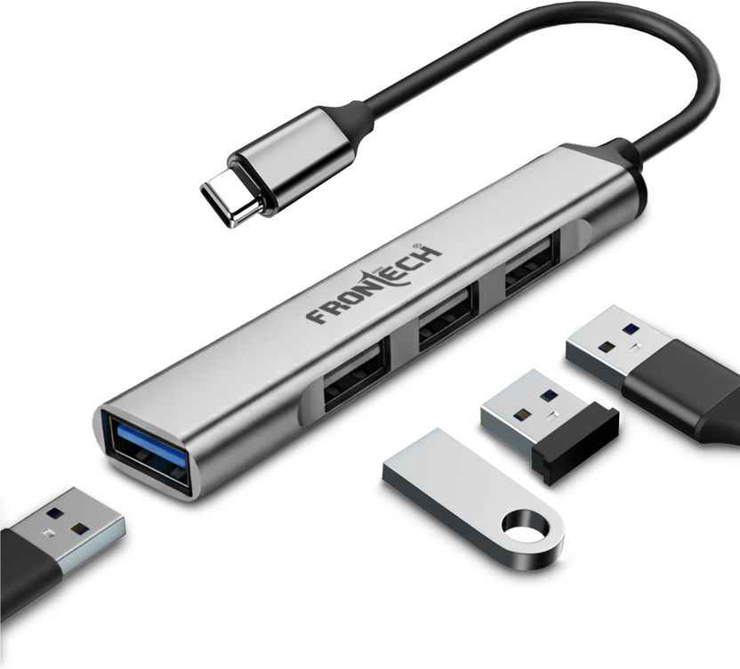 Frontech 4 in 1 Slim Multiport Hub Dock - Image 3