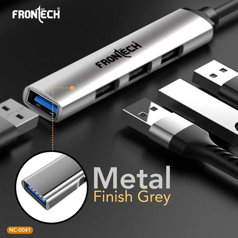 Frontech 4 in 1 Slim Multiport Hub Dock - Image 6