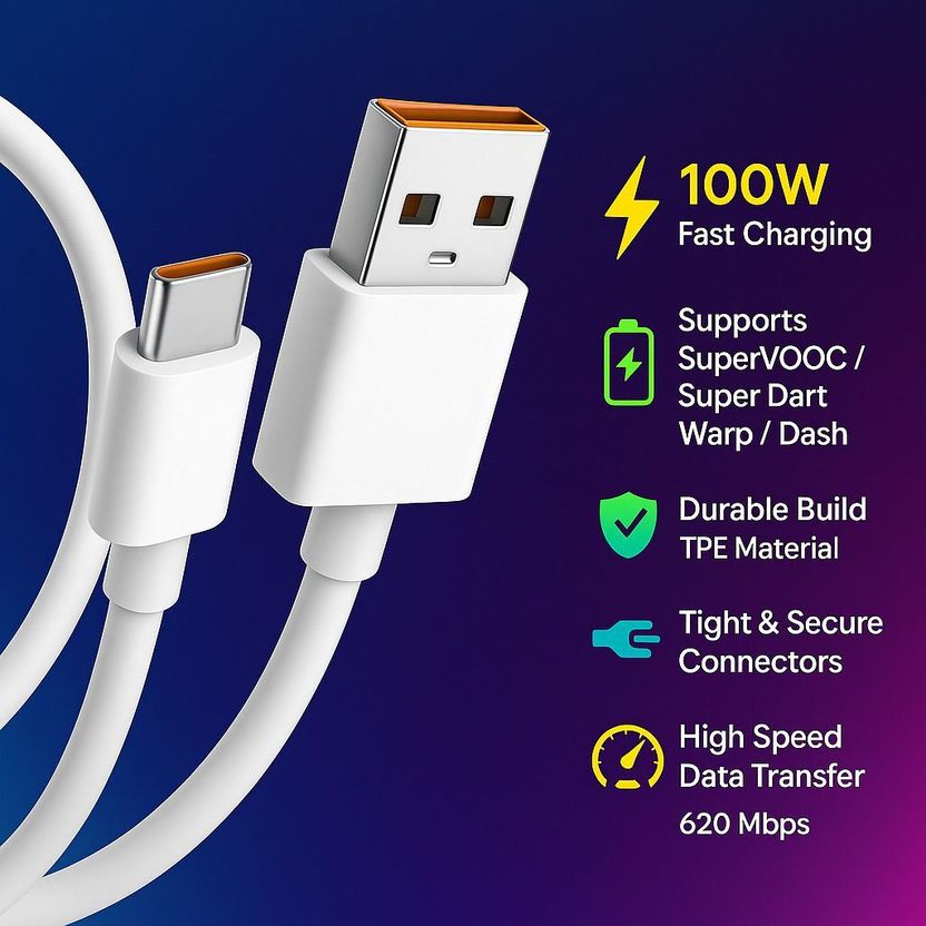 ULTRADART USB Type C Cable 1m 65W - Image 2