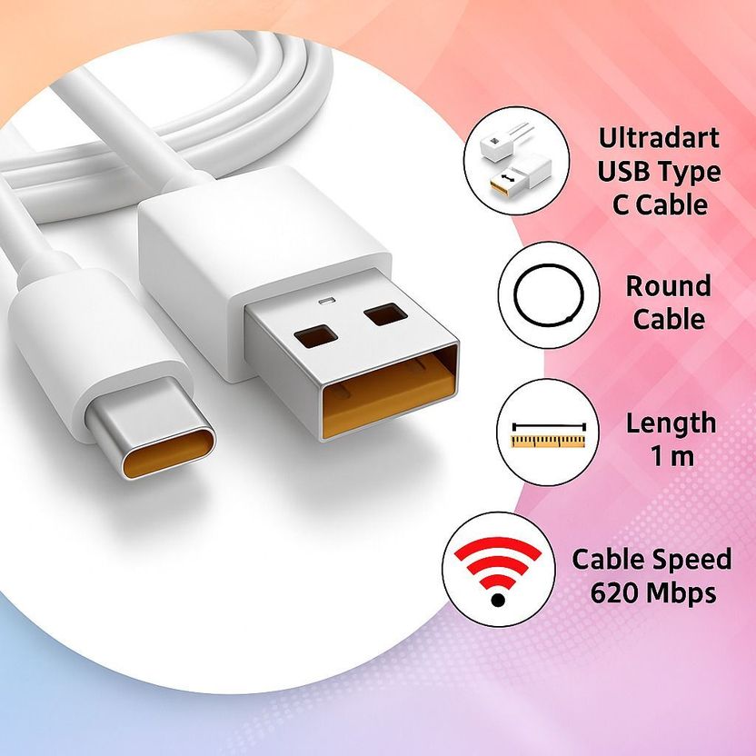 ULTRADART USB Type C Cable 1m 65W - Image 5