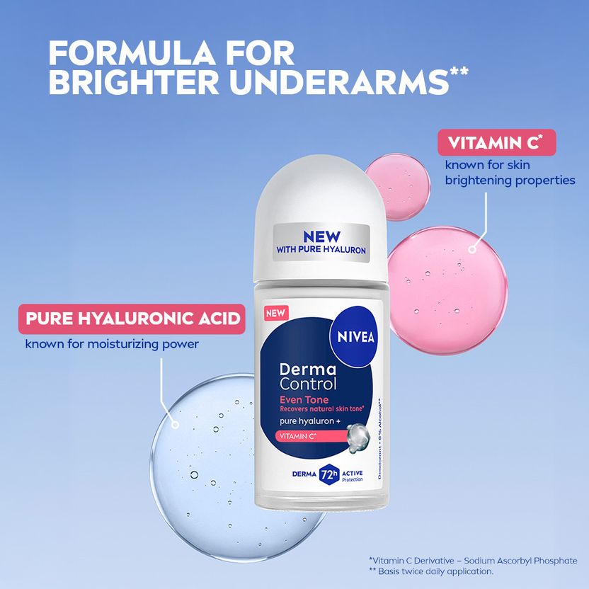 NIVEA Derma Control Eventone 0% Alcohol, 50ml - Image 9