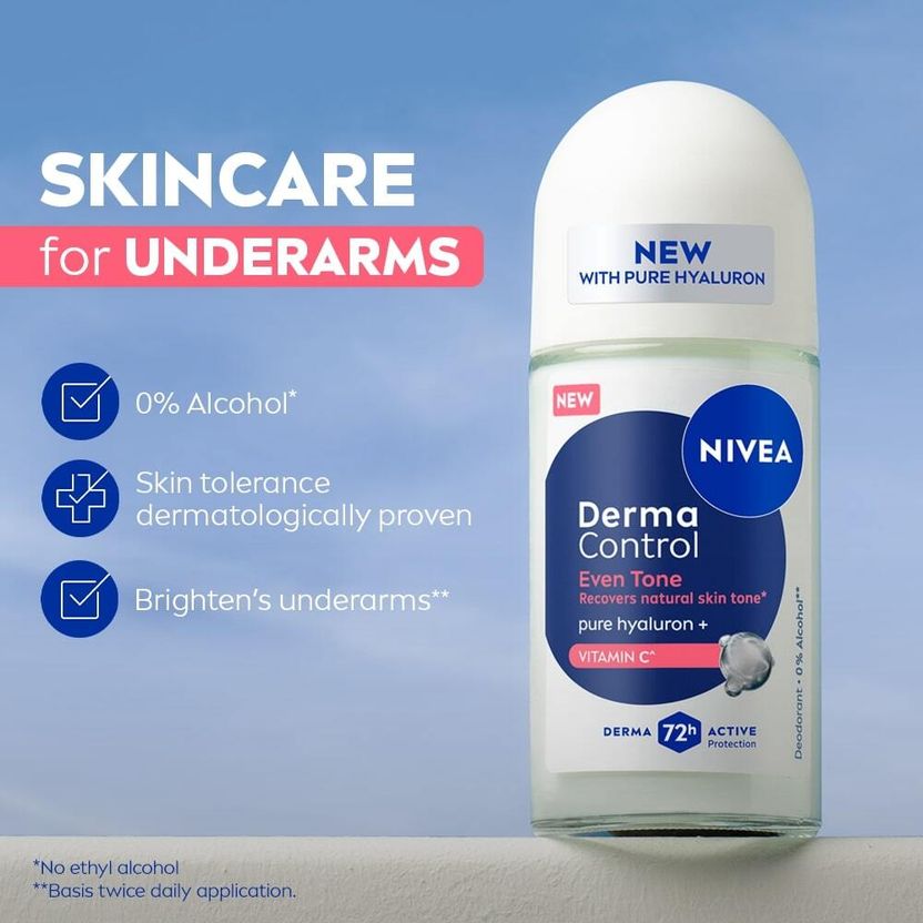 NIVEA Derma Control Eventone 0% Alcohol, 50ml - Image 6