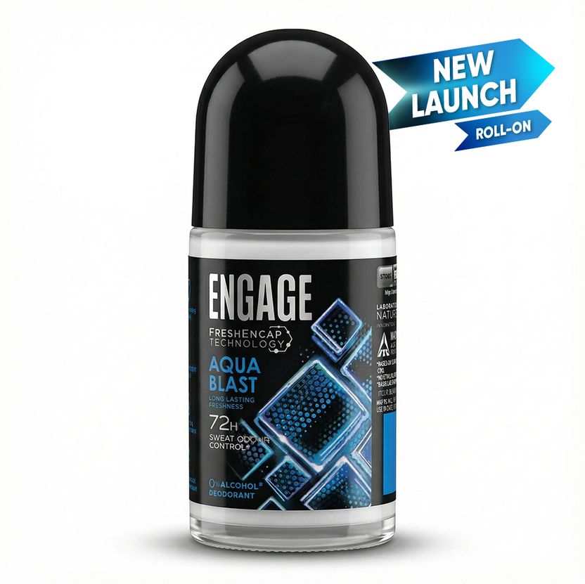 Engage Aqua Blast Underarm Roll On Deo 50ml - Image 4