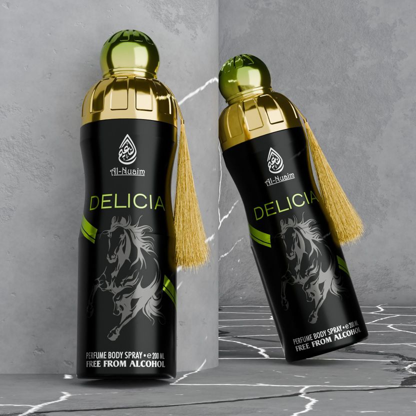 Al-Nuaim Delicia Deodorant Alcohol-Free 200ml - Image 6
