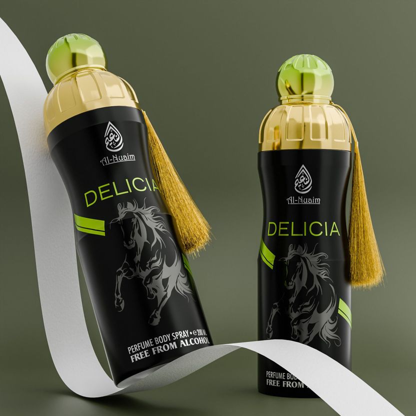 Al-Nuaim Delicia Deodorant Alcohol-Free 200ml - Image 7