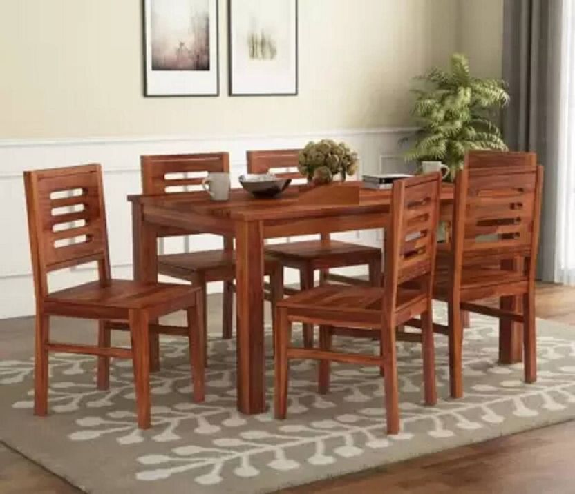 LOONART Solid Wood 2 Seater Dining Set - Image 10