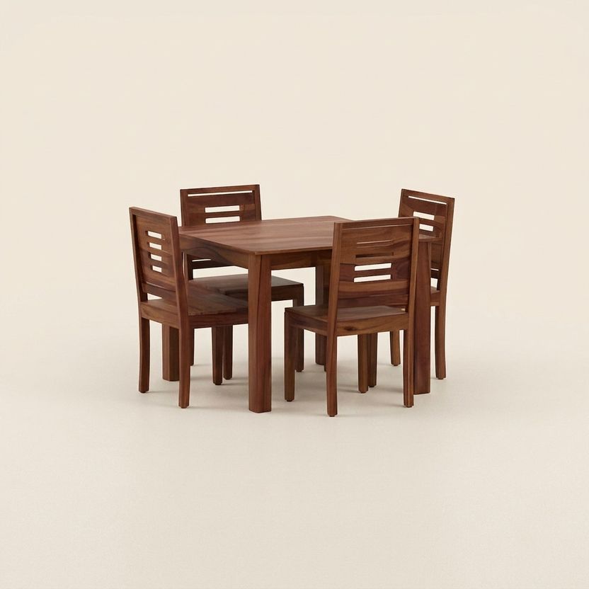 LOONART Solid Wood 2 Seater Dining Set - Image 8