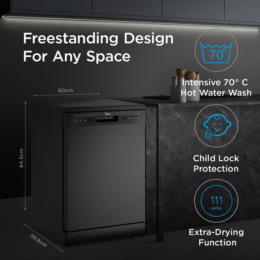 Midea MDWPF1301F(B)IN 13 Place Dishwasher - Image 2