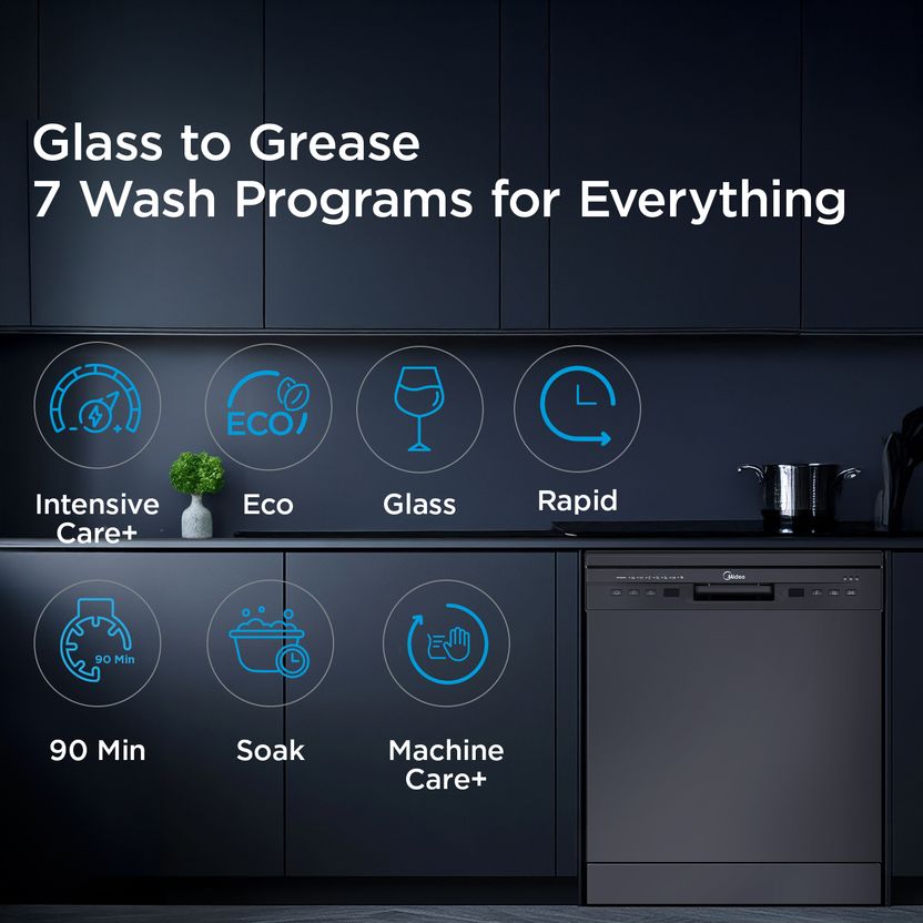Midea MDWPF1301F(B)IN 13 Place Dishwasher - Image 4