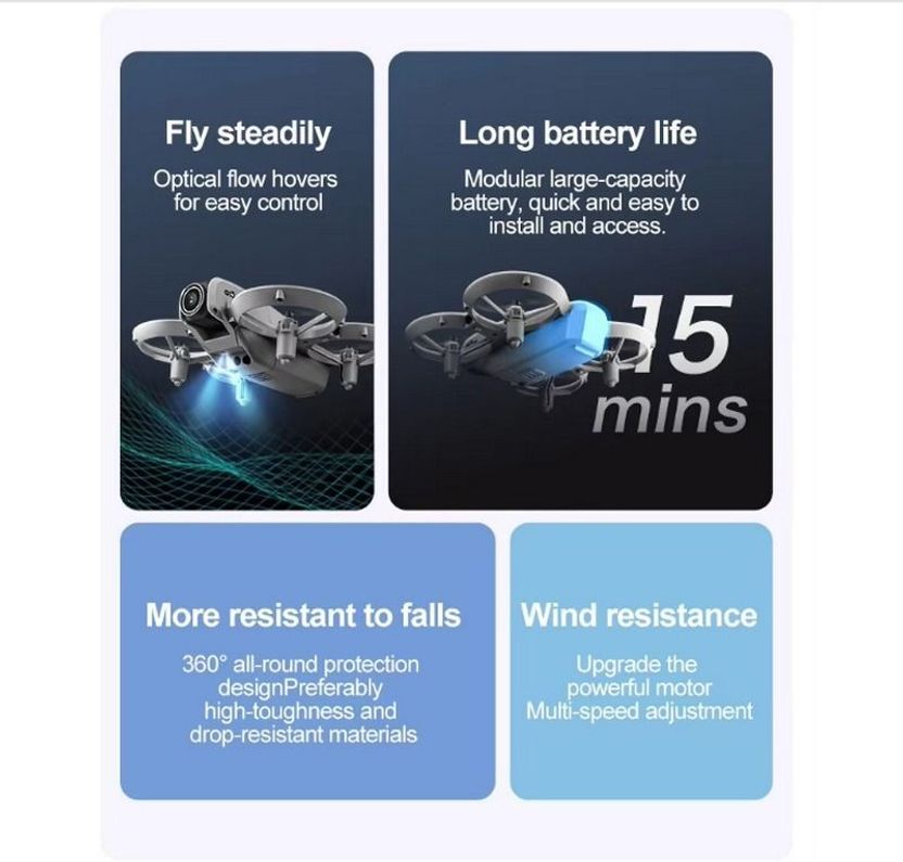 Ezerio P6 Max Mini 4K Drone Dual Battery - Image 3