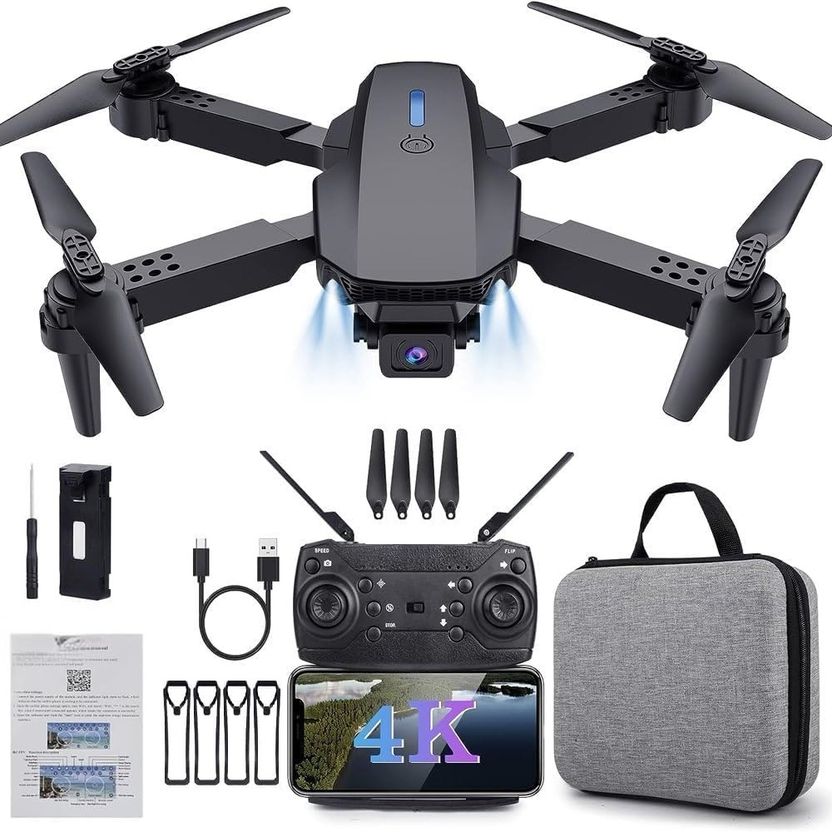 harshiv 4K WiFi Dual Camera Drone - Image 1